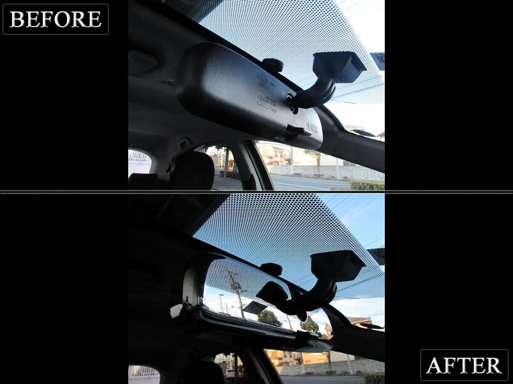 BRIGHTZ Chrome Rearview Mirror Cover for Mazda Atenza Sport GG [ROOM-MIR-003]