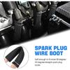 Spark Plug Wire Heat Shield Sleeve 2500° Spark Plug Boot Protector Boots Wrap For SBC BBC 350 454 8PCS Plug Wire Covers