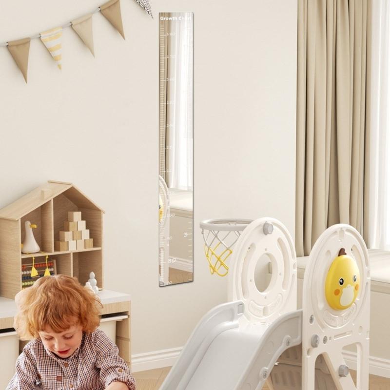 Kids Height Ruler Acrylic Height Measuring Stickers Baby Growth Chart Wall Stickers