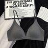 Best-Selling Thin Strap Deep V-Neck Triangle Cup Bra for Small Busts – Stylish Summer Back Design