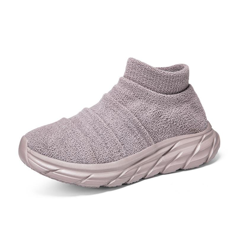 

Детские носки-туфли детская повседневная спортивная обувь для мальчиков и девочек летящая вязка одноклассники мода личность легкая обувь 38