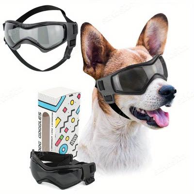 אביזרי חיות מחמד משקפי שמש להגנה מפני קרינת UV לכלב לחוץ משקפי מגן לחתול כלב לגזע קטן בינוני גור משקפיים רצועות מתכווננות