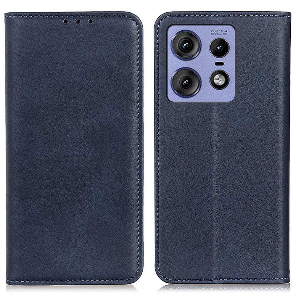 For Motorola Edge 50 Pro 5G Case Split Leather+TPU Stand Phone Cover Magnetic Closing