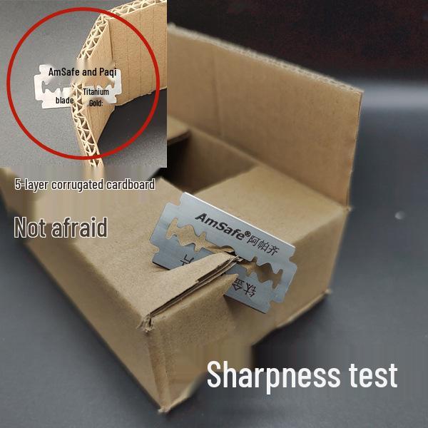 Apache Razor Blades - Platinum Stainless Steel Double-sided Shaving Blades