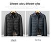 Leichte Herren-Daunenjacke mit Revers - Herbst/Winter Mode 2025, Warm, Große Größen, Business Casual, Lockere Passform Oberbekleidung