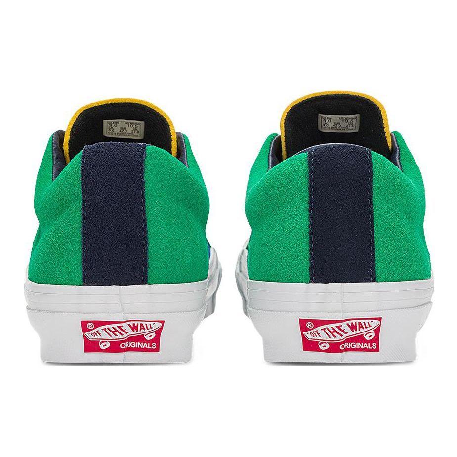 Vans Lampin Casual Low Top Skate Shoes Unisex Sneakers Green Yellow VN0A7Q4U02I