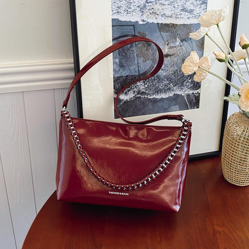 IELGY Retro Fashion Commuter Underarm Large Capacity Tote Bag