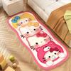 Kawaii Kitty Cartoon Bedroom Rug Soft Velvet Floor Mat Bedside Non-Slip Washable Decor