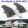 1 Pair Lower Front Bumper Tow Hook Eye Covers Grille Caps For Mazda 6 -
