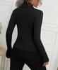 2024 Women's High Neck Knitted Pullover Sweater – European & American Style