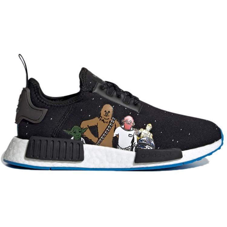 Star Wars X Adidas NMD_R1 Big Kid Rebels and the First Order Kids Sneakers Black Core-Black Cloud-White FX6503