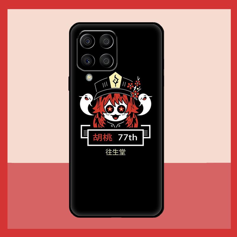 Genshin Impact Hu Tao Ghost Case For Samsung Galaxy M12 M52 M06 M16 M36 M56 M33 M15 M55 M31 M13 M14 M53 M32 M35 M34 M54