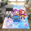 1pc K-pop Demon Hunters Rug Home Carpet Decoration Office Decor Gift Living Room Bedroom