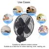 8in Mini Desktop Fan Rechargeable Battery Operated Camping Fan for Family Office Outdoor Travel