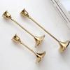 Sturdy Metal Construction Vintage Candlesticks Conical Candlesticks