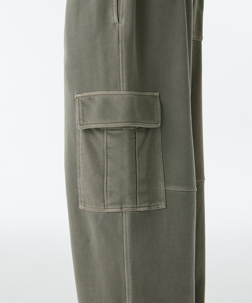 MUSINSA STANDARD Pigment Cargo Sweatpants [Khaki]