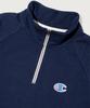 CHAMPION Heritage Logo Loose Fit Half Zip Navy