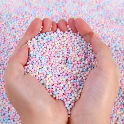 Foam Balls Filler Box Δώρου Κουτιά δώρου Αρχειοθέτηση από πολυστυρένιο Bead Cand Box Παιχνίδι DIY 10g-50g Macarone Χρώμα Διακόσμηση Αξεσουάρ Χειροποίητο