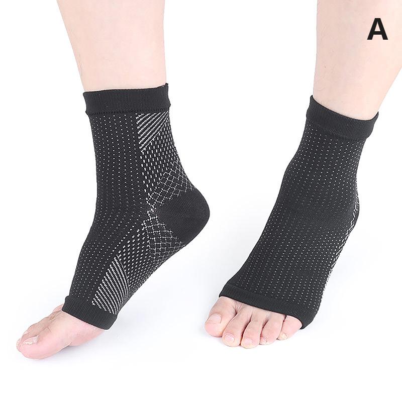 

Спортивный бандаж на голеностоп, компрессионный рукав, носок от подошвенного фасциита для боли в суставах L/XL чёрный