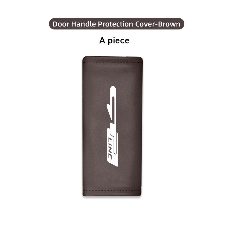ABCDFY1 For KIA Car Door Inner Handle Protective Cover Non-slip Anti-Wear Protection Case gt gtline Xline ceed Forte RIO STINGER Seltos