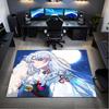 Inuyasha Vs Sesshomaru Carpet Office Decorative Carpet For Living Room Bedroom Door Mat Floor Rug Computer Chair Area Rug Holiday Gift