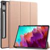 Custodia in pelle di vibrazione per Lenovo Tab P12 Xiaoxin Pad Pro 12.7 pollici 2023 TB-371FC Custodia ultra sottile in PU Tri-pieghevole custodia magnetica