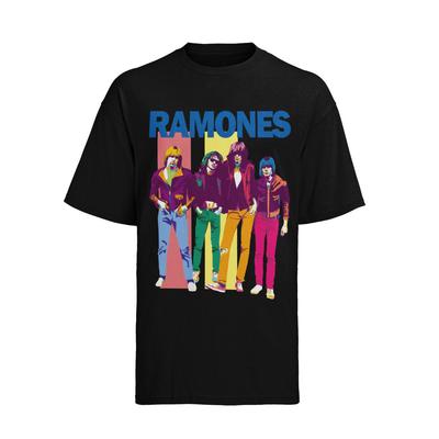 Retro RAMONES Band 70er 80er 90er Konzert Herren T-Shirt