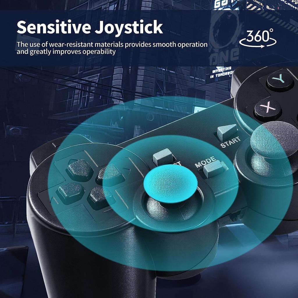 Console de jogos retrô sem fio, jogo Nostalgia Stick, jogo retrô Stick, com 9 emuladores integrados, videogames retrô plug and play para TV, integrados, mais de 20.000 jogos