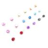 [J8273] - 9 Pairs of 'Coloring' Tutti Frutti Earrings