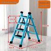 3-Step Telescopic Folding A-Frame Ladder – Lightweight and Multi-Functional Stool