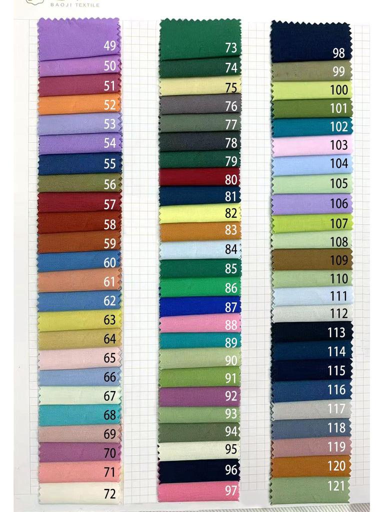 High-Density 100% Cotton Imitation Tencel Poplin Blue Shirt Fabric