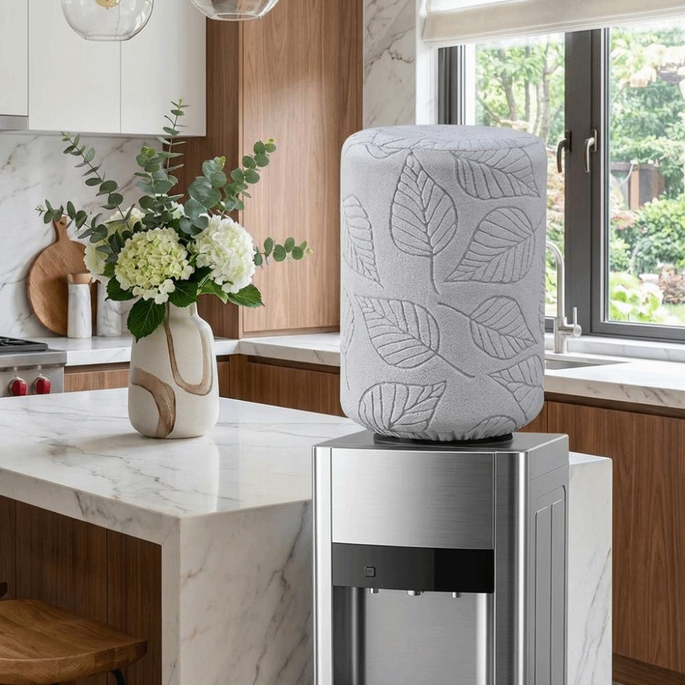 Highly Stretchy Water Dispenser Cover Solid Color Elastic Barrel Cover  Home Decor