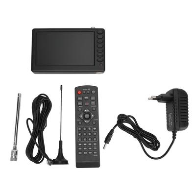 5 İnç Taşınabilir TV ISDB T Uyumlu Şarj Edilebilir 1080P Mini Dijital Televizyon