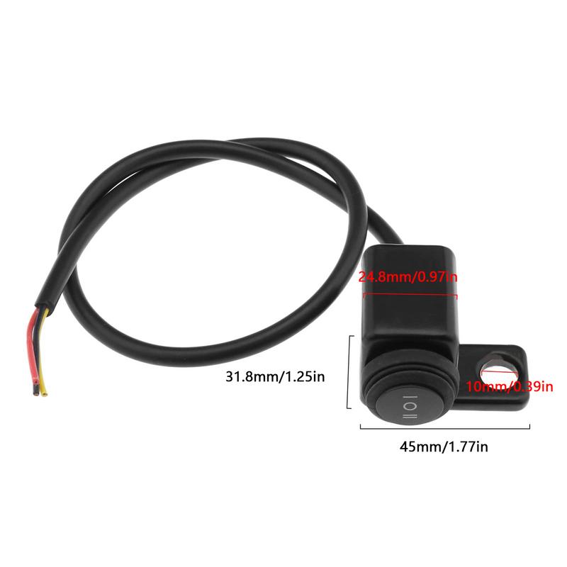 Motorcycle Handlebar Light Switch Headlight Switch For Dirtbike Motorcycle Accessories Dirt Bike For Motorbike Scooter