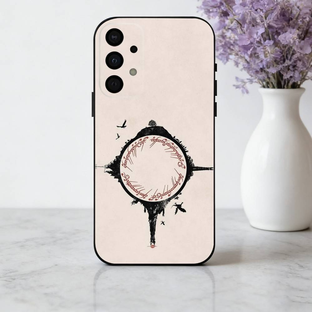 Movie T-The L-Lord-D R-Rings Phone Case For Samsung Galaxy A73,A72,A71,A70,A53,A52,A51,Soft Silicone Black Cover