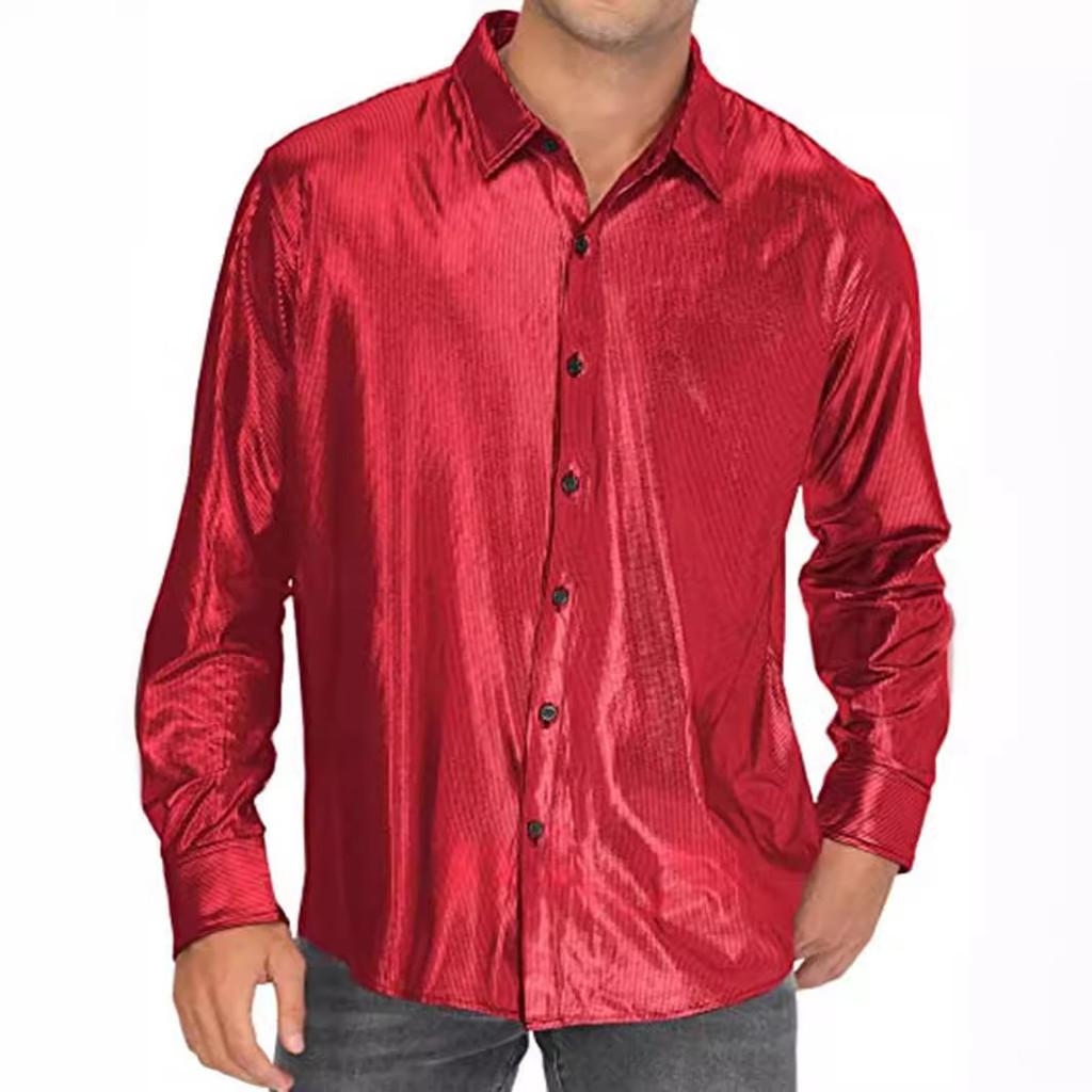 Fantasy Theme Shirt With Sequin Fabric For Cosplay And Casual Wear