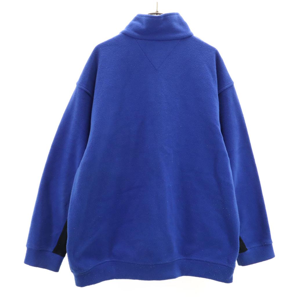 TOMMY HILFIGER 90s Old Flag Tag Long sleeve Half zip fleece Wear M blue Men's Used