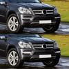 For 2007-2013 Mercedes GL320 GL350 GL450 LED DRL Fog Light Pair w/ Clear Lens