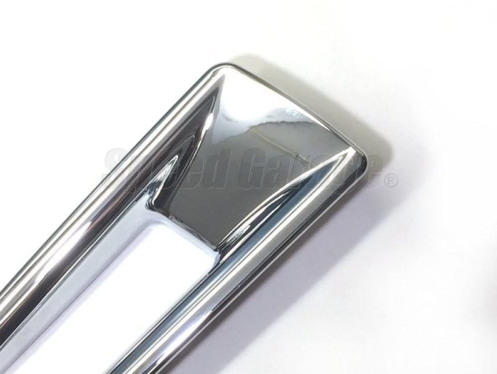 Speed Garage Rear Reflector Fog Lamp Chrome Cover Frame Garnish for Toyota Daihatsu and Subaru Justy Custom Parts Tank, Roomy, Thor, - Dress-up