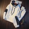 Men's Trendy Spring & Autumn Casual Suit: Fashionable Korean-Style Sports Jacket and Sweater Set