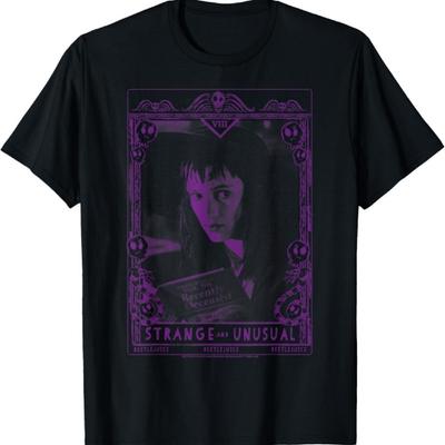 Beetlejuice Lydia Strange And Unusual Tarot Card T-Shirt