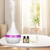 2-in-1 Wood Grain Humidifier & Essential Oil Diffuser, 300ml USB Desktop Hydration with Aroma Oils