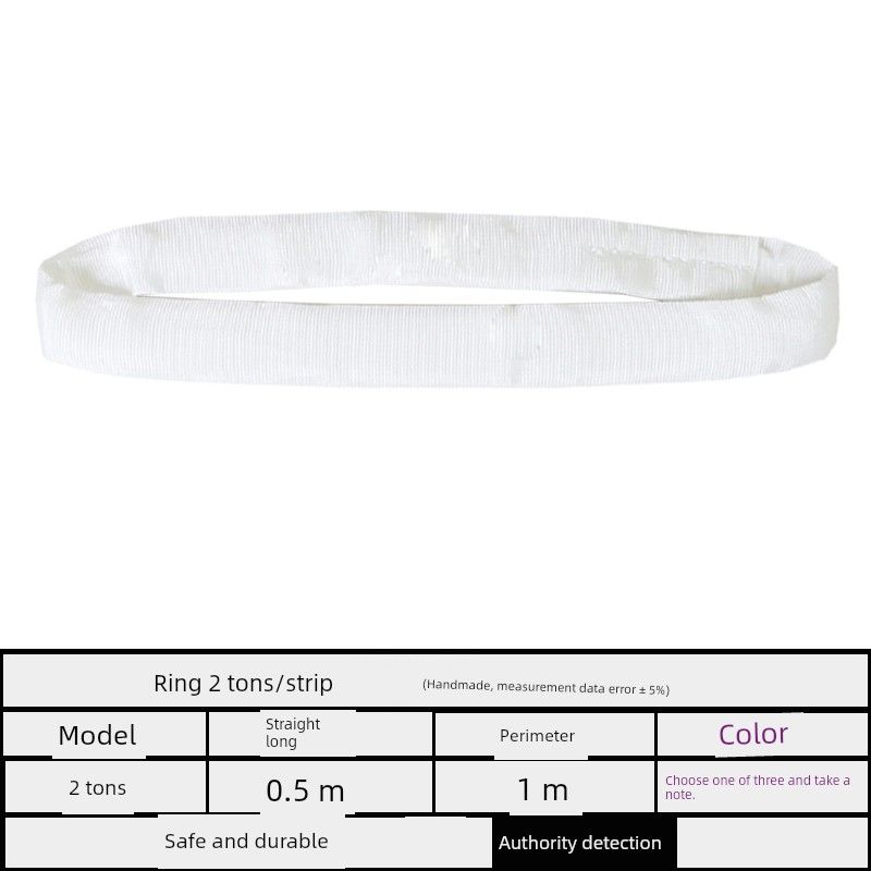 

Ruili Aerial Yoga Aerial Ring Bearing Belt Crane with Outdoor Hiking Rock Climbing Rappelling Bandlet Chrysanthemum Rope Chrysanthemum Rope White perimeter 1 m (total length 50cm)