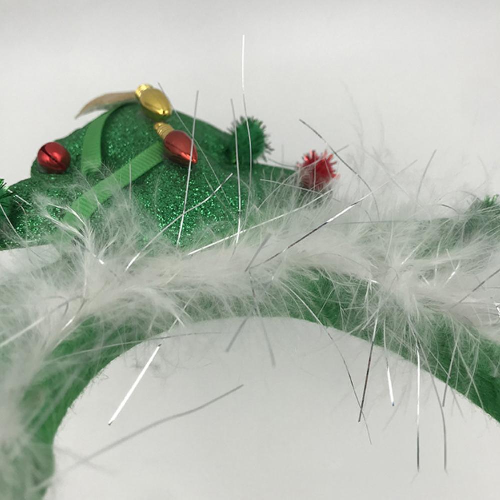 Christmas Headband Cute Christmas Tree Hair Hoop Costume Stunning Decorative Xmas Tree Headband