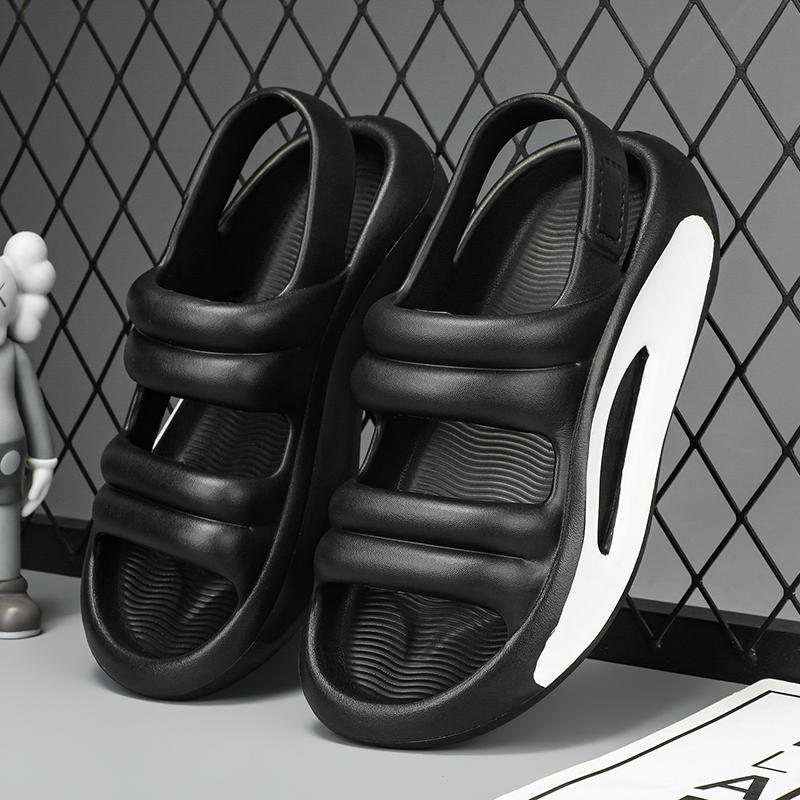 

TUINANLE/парные сандалии, летняя мягкая нескользящая пляжная обувь на платформе, женские повседневные тапочки из ЭВА для мужчин 36