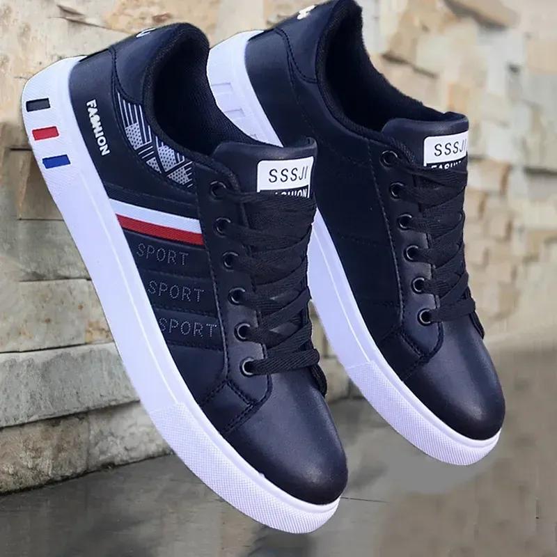 Heren Casual Sneakers Koreaanse Stijl Mode Witte Schoenen Ademende Sportschoenen voor Heren