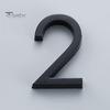 Modern 3D House Numbers Heavy Duty Rust-proof Simple Installation Modern House Address Numbers for Outside Home Front Door