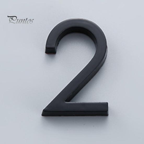 Modern 3D House Numbers Heavy Duty Rust-proof Simple Installation Modern House Address Numbers for Outside Home Front Door