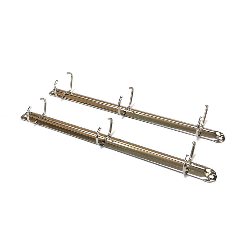 A7 280 Metal D-shaped Ring Binder Clips 2/3 Detachable Buckle Loose-leaf Binding Strip for Data Book Album Diary Notebook