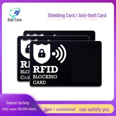 Tarjeta de Blindaje NFC Más Vendida en Stock: Bloqueo RFID Anti-robo y Anti-fraude